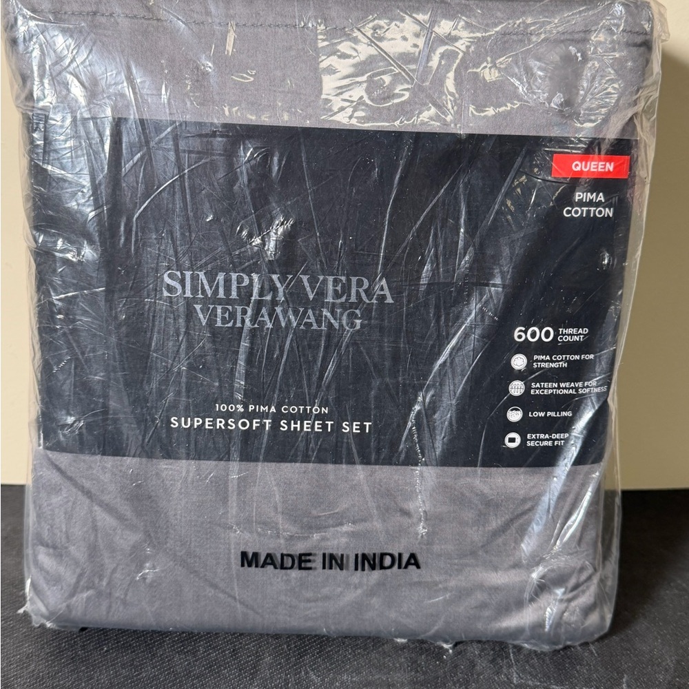 Simply Vera Vera Wang Pima Cotton Sheet Set